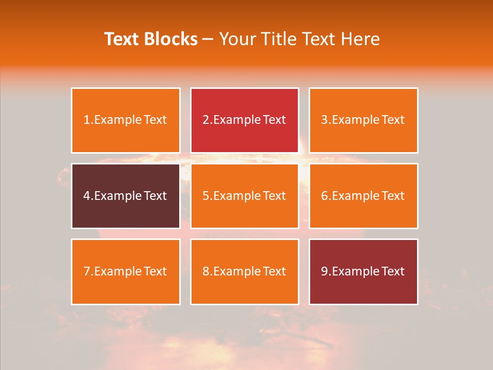 Retro Sky Funky PowerPoint Template