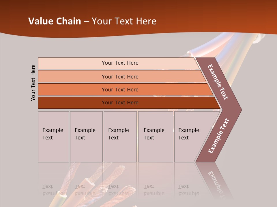 Wire Cable Electricity PowerPoint Template