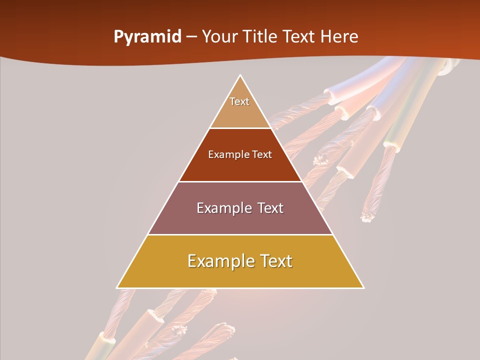 Wire Cable Electricity PowerPoint Template