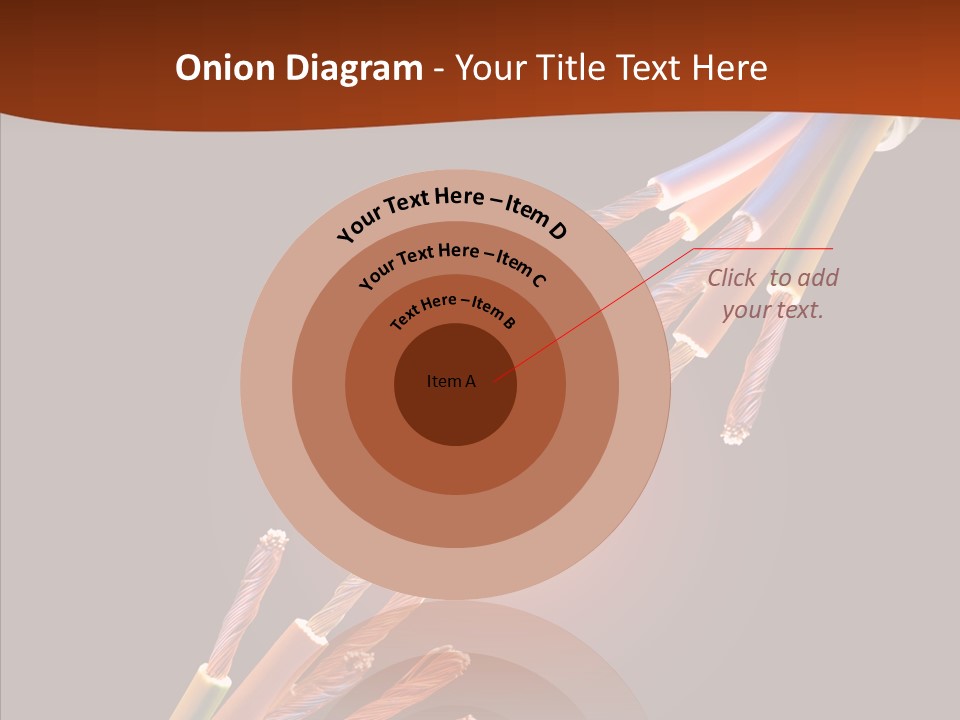 Wire Cable Electricity PowerPoint Template