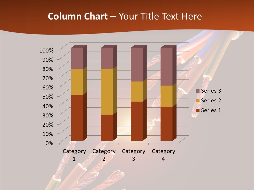 Wire Cable Electricity PowerPoint Template