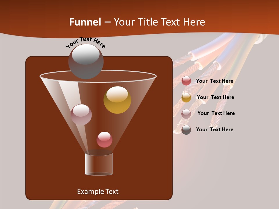 Wire Cable Electricity PowerPoint Template