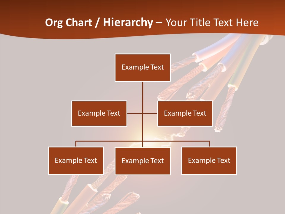 Wire Cable Electricity PowerPoint Template