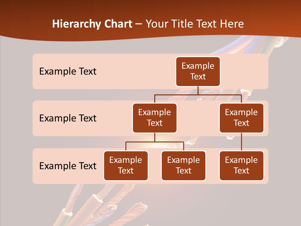 Wire Cable Electricity PowerPoint Template