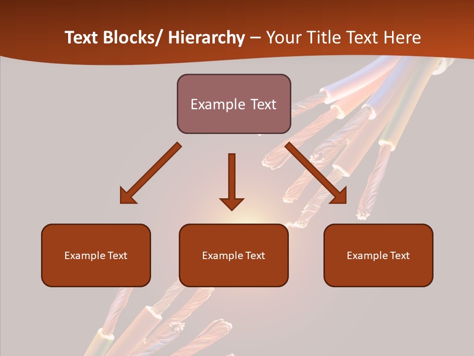 Wire Cable Electricity PowerPoint Template
