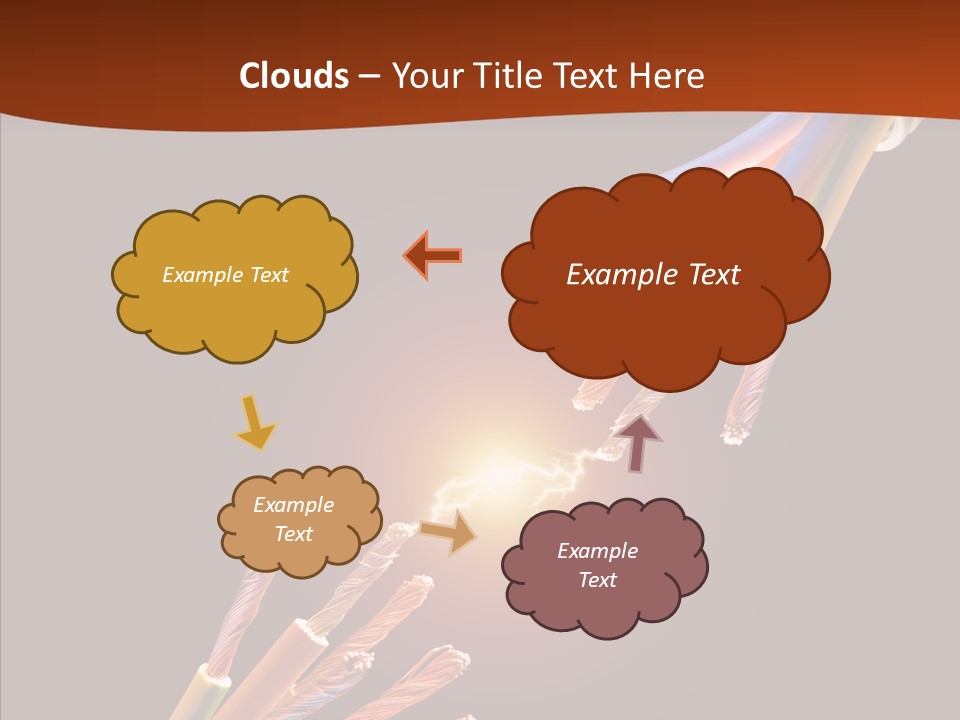 Wire Cable Electricity PowerPoint Template