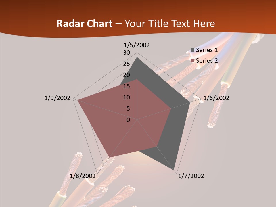 Wire Cable Electricity PowerPoint Template