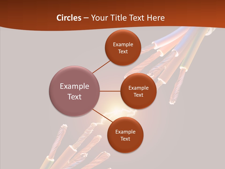 Wire Cable Electricity PowerPoint Template