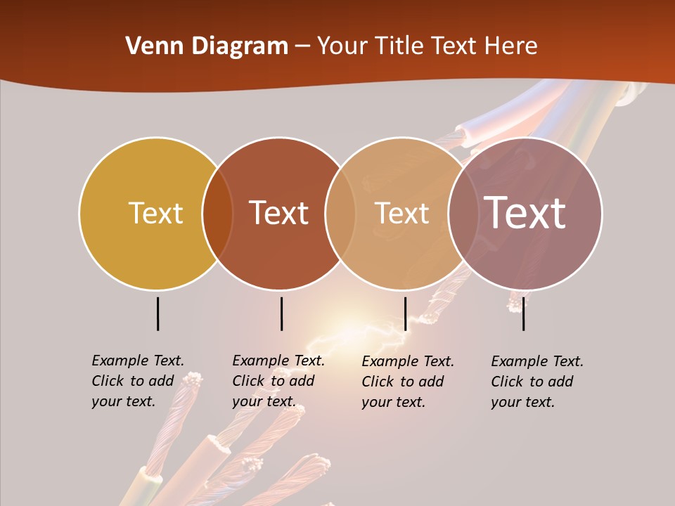 Wire Cable Electricity PowerPoint Template