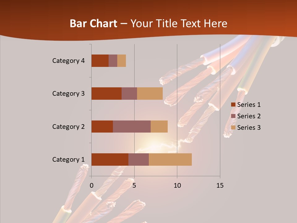 Wire Cable Electricity PowerPoint Template