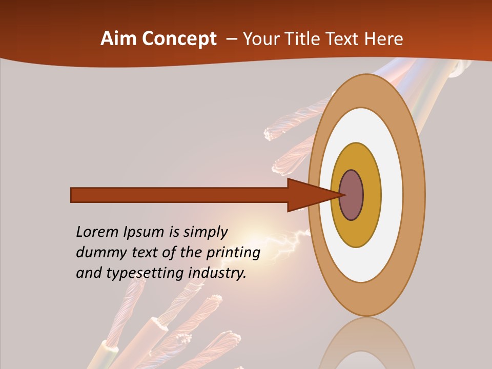 Wire Cable Electricity PowerPoint Template