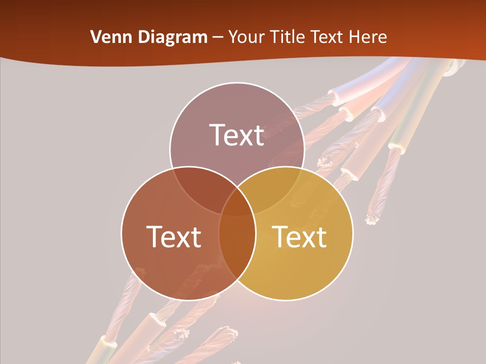 Wire Cable Electricity PowerPoint Template
