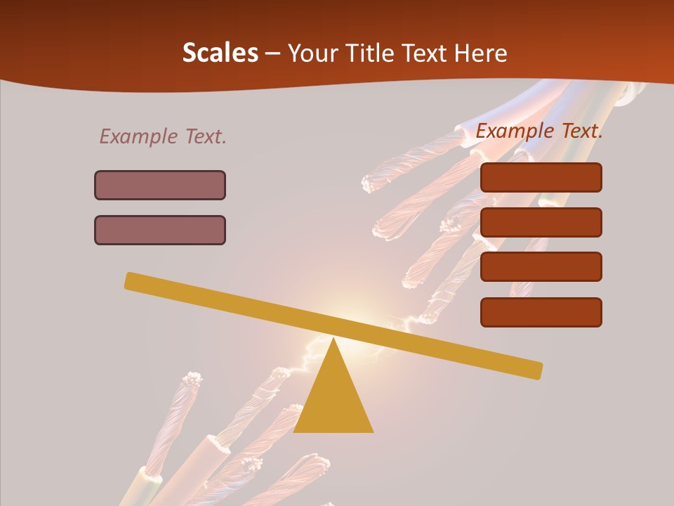 Wire Cable Electricity PowerPoint Template