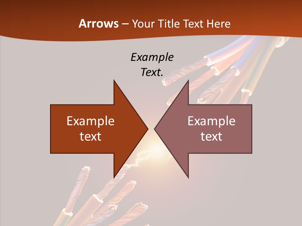Wire Cable Electricity PowerPoint Template