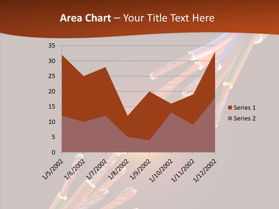 Wire Cable Electricity PowerPoint Template