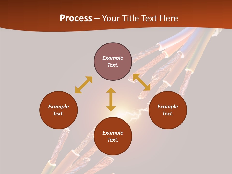 Wire Cable Electricity PowerPoint Template