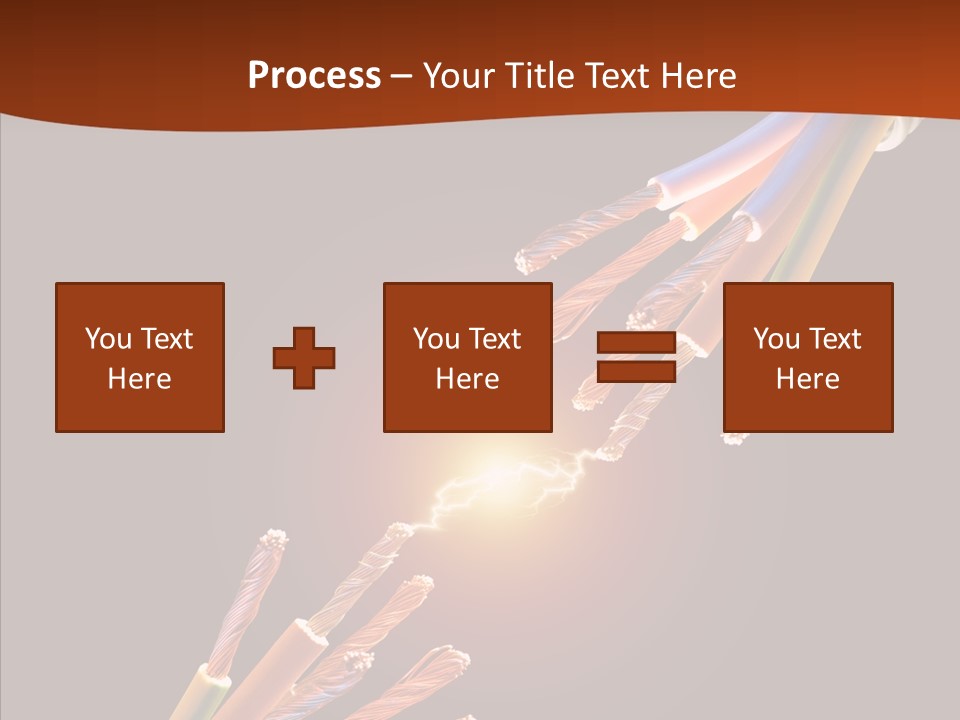Wire Cable Electricity PowerPoint Template