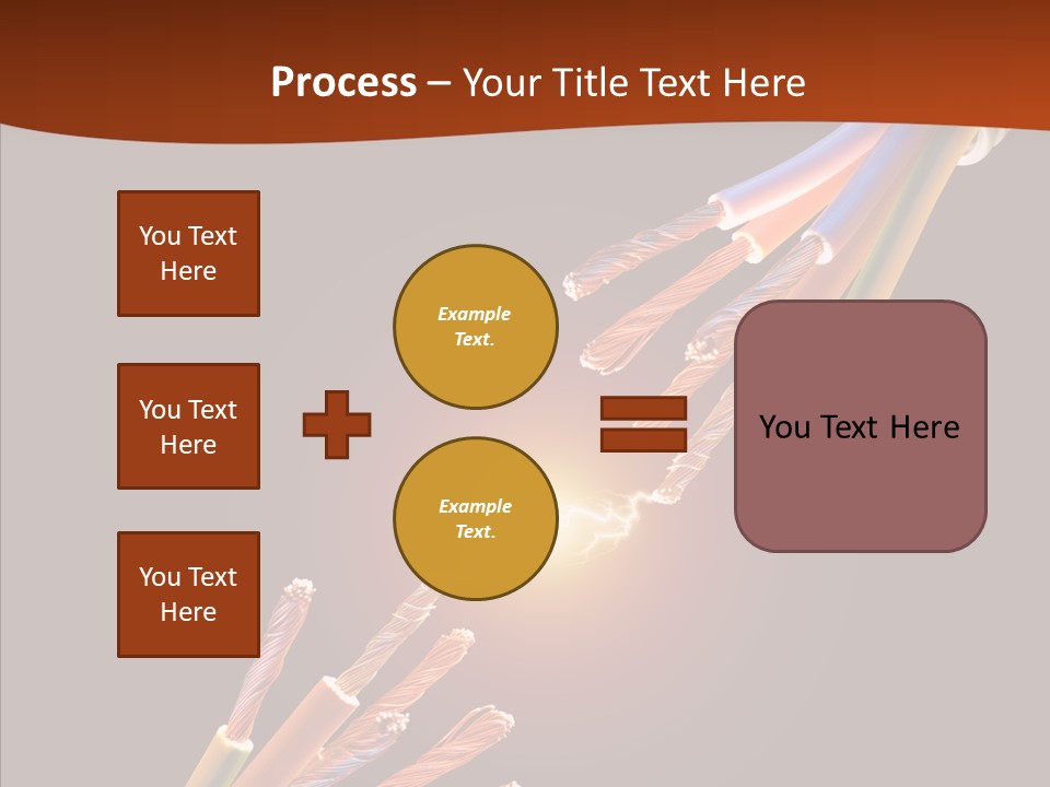 Wire Cable Electricity PowerPoint Template