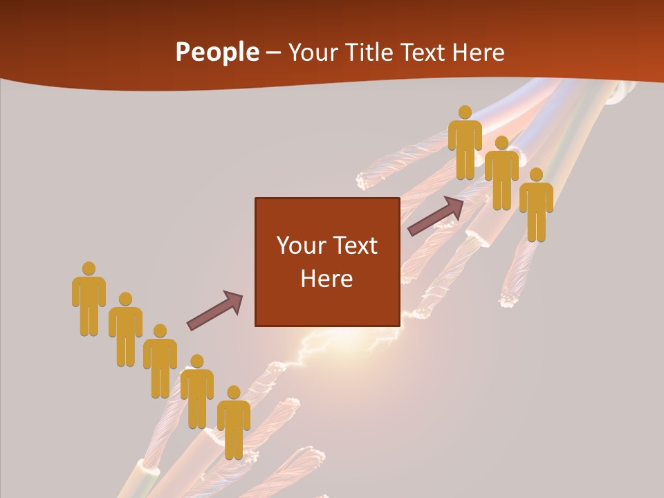 Wire Cable Electricity PowerPoint Template