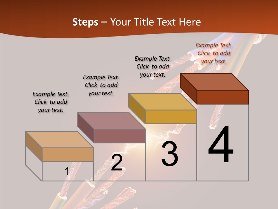 Wire Cable Electricity PowerPoint Template