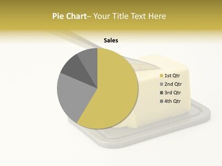 Eating White Cholesterol PowerPoint Template