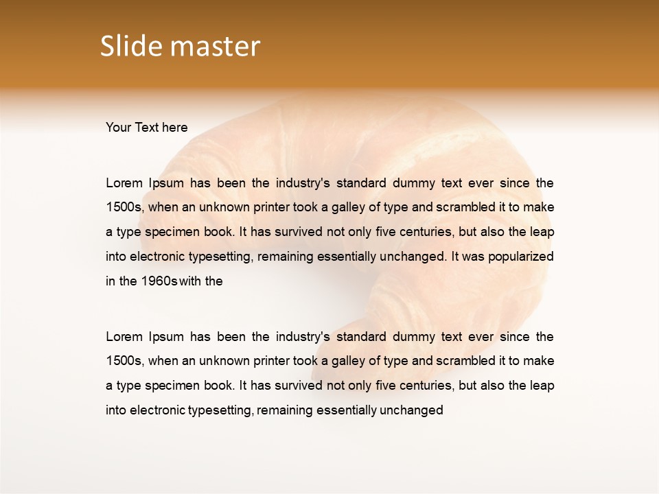 Bakery Hot France PowerPoint Template