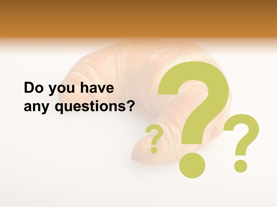 Bakery Hot France PowerPoint Template