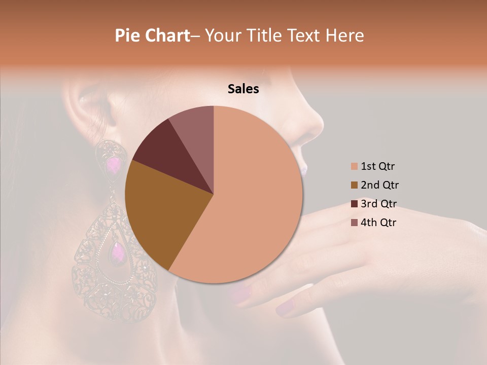 Human Make Up Earrings PowerPoint Template