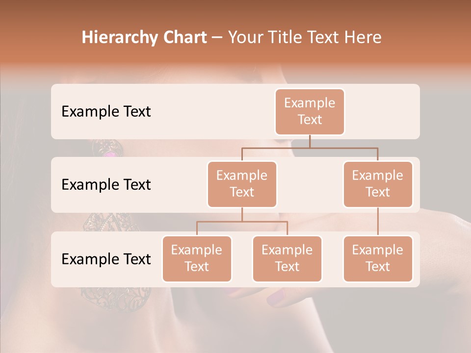 Human Make Up Earrings PowerPoint Template