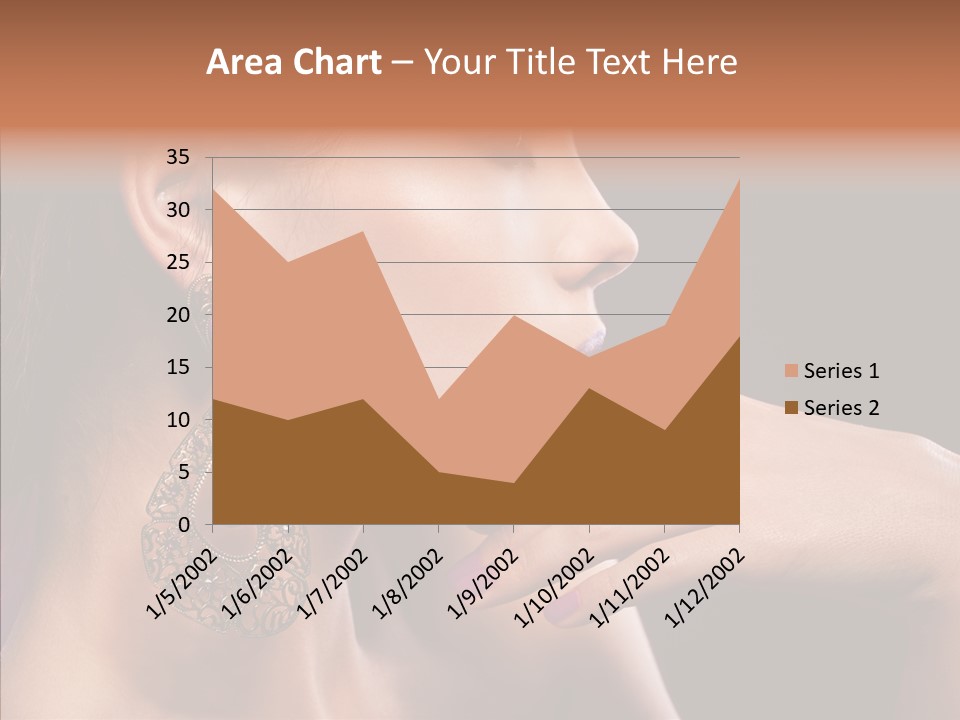 Human Make Up Earrings PowerPoint Template