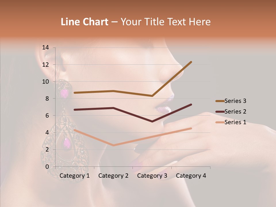 Human Make Up Earrings PowerPoint Template