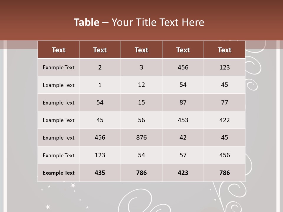 Ribbon Greeting Flower PowerPoint Template