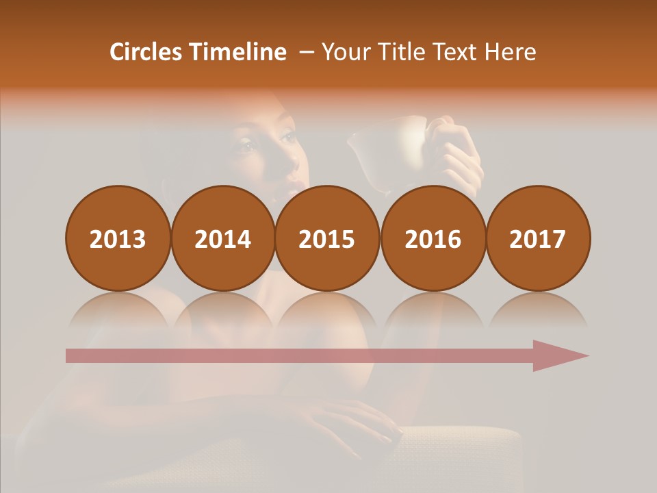 Drink Mug Enjoyment PowerPoint Template