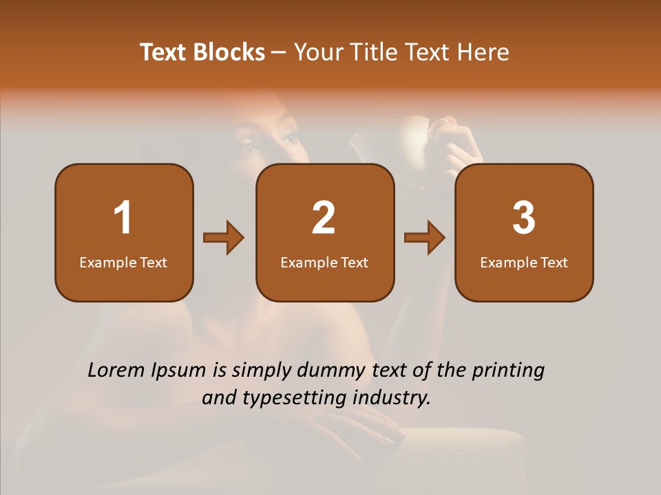 Drink Mug Enjoyment PowerPoint Template