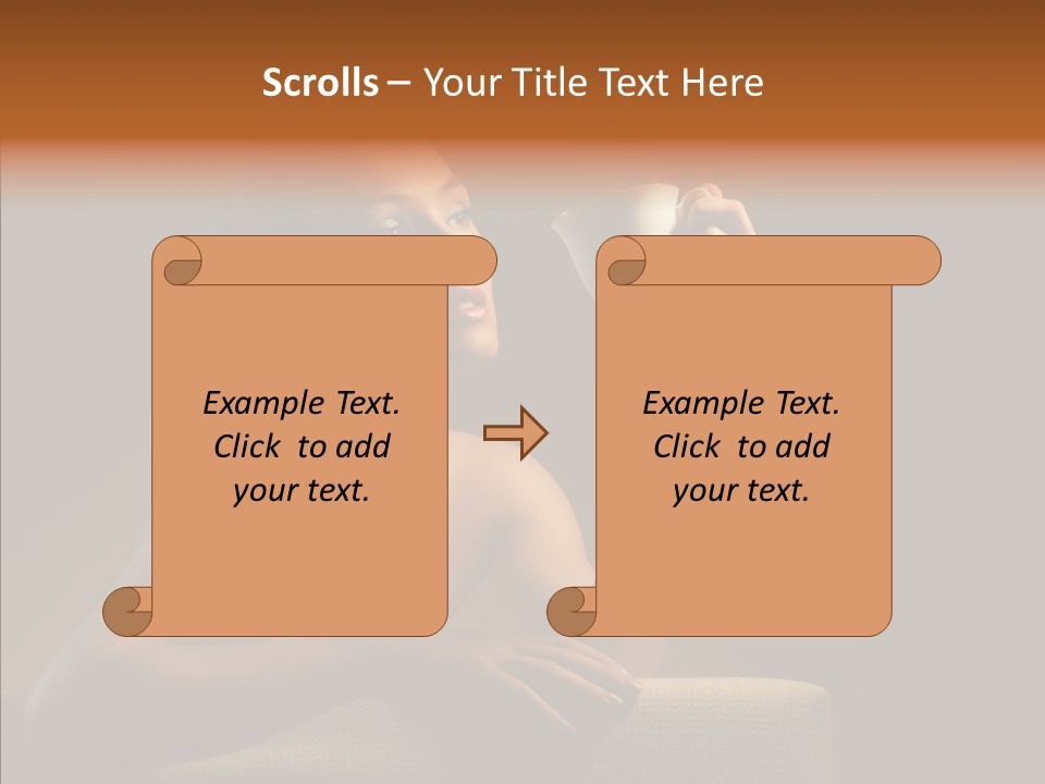 Drink Mug Enjoyment PowerPoint Template