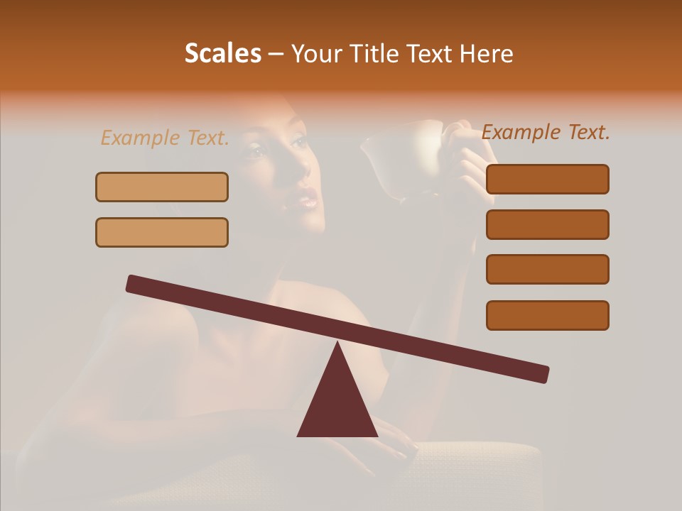 Drink Mug Enjoyment PowerPoint Template
