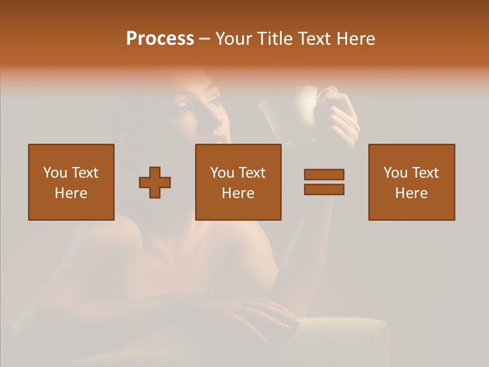 Drink Mug Enjoyment PowerPoint Template