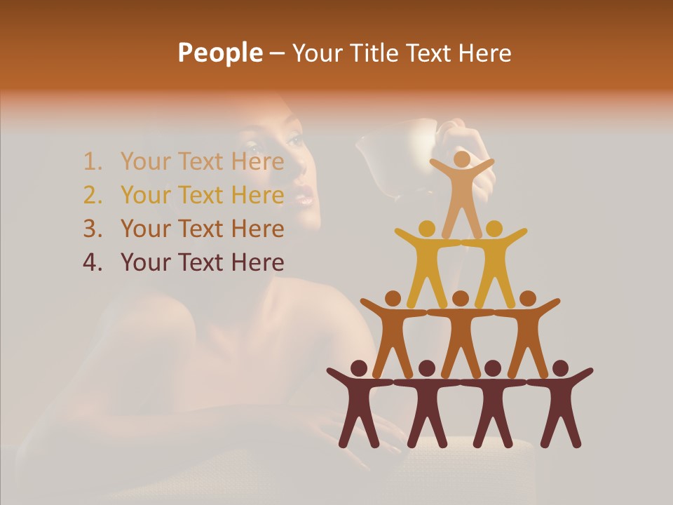 Drink Mug Enjoyment PowerPoint Template