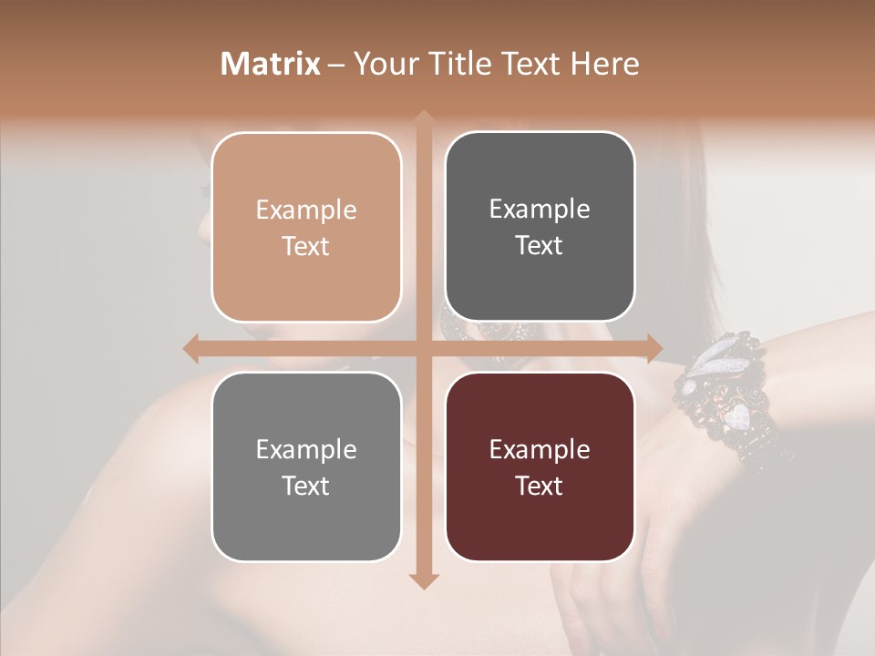 Girl Attractive Lady PowerPoint Template