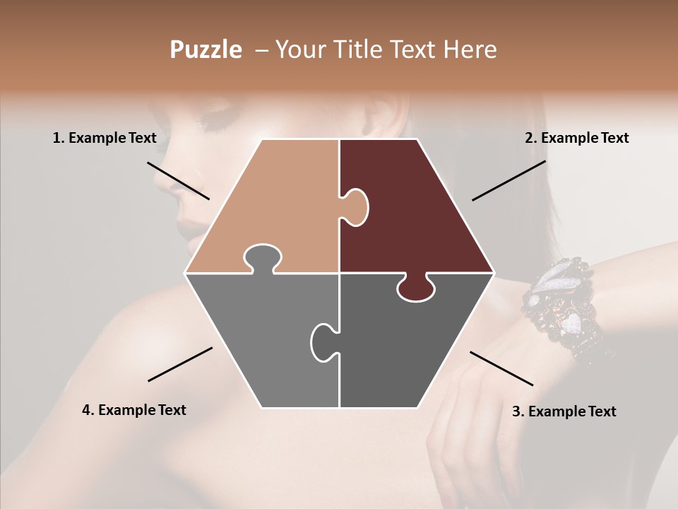 Girl Attractive Lady PowerPoint Template