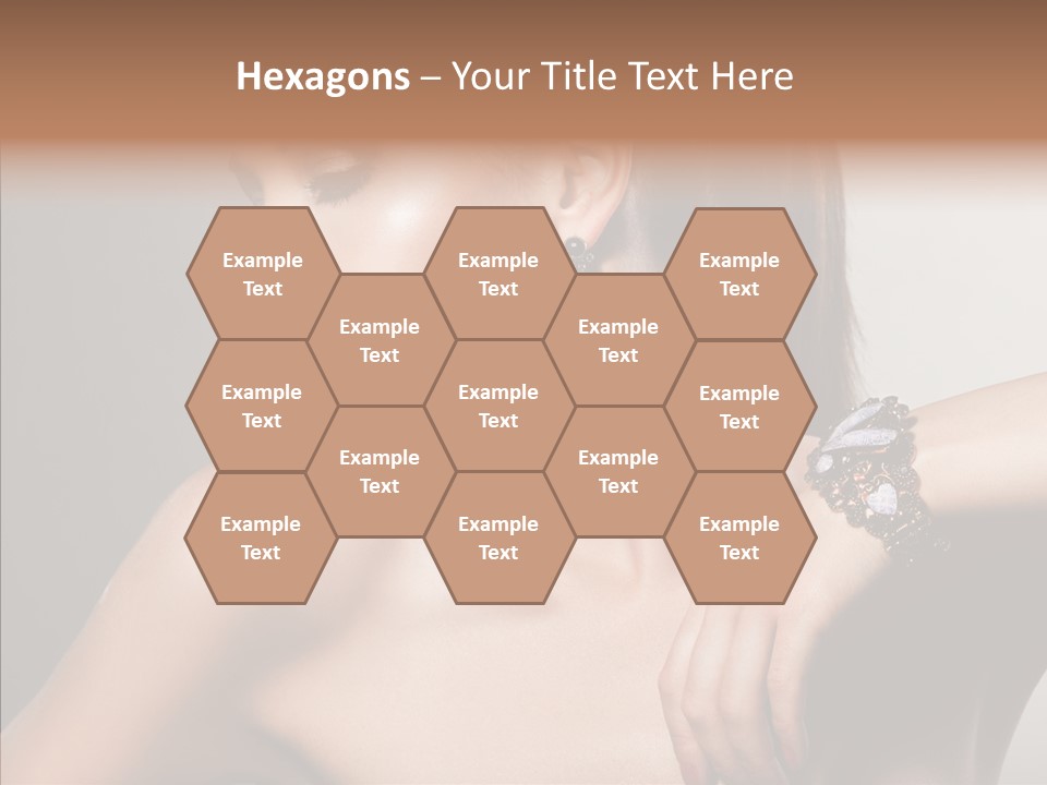 Girl Attractive Lady PowerPoint Template