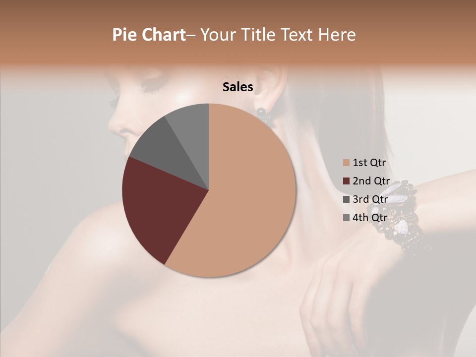 Girl Attractive Lady PowerPoint Template