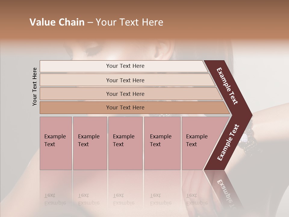 Girl Attractive Lady PowerPoint Template