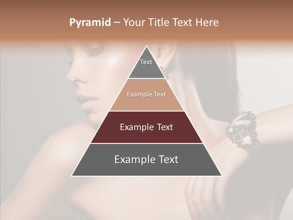 Girl Attractive Lady PowerPoint Template