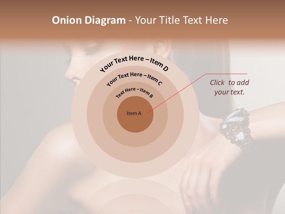 Girl Attractive Lady PowerPoint Template