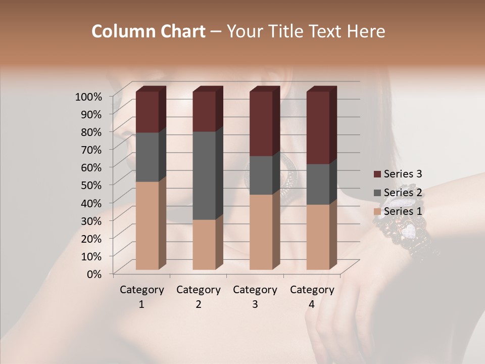 Girl Attractive Lady PowerPoint Template