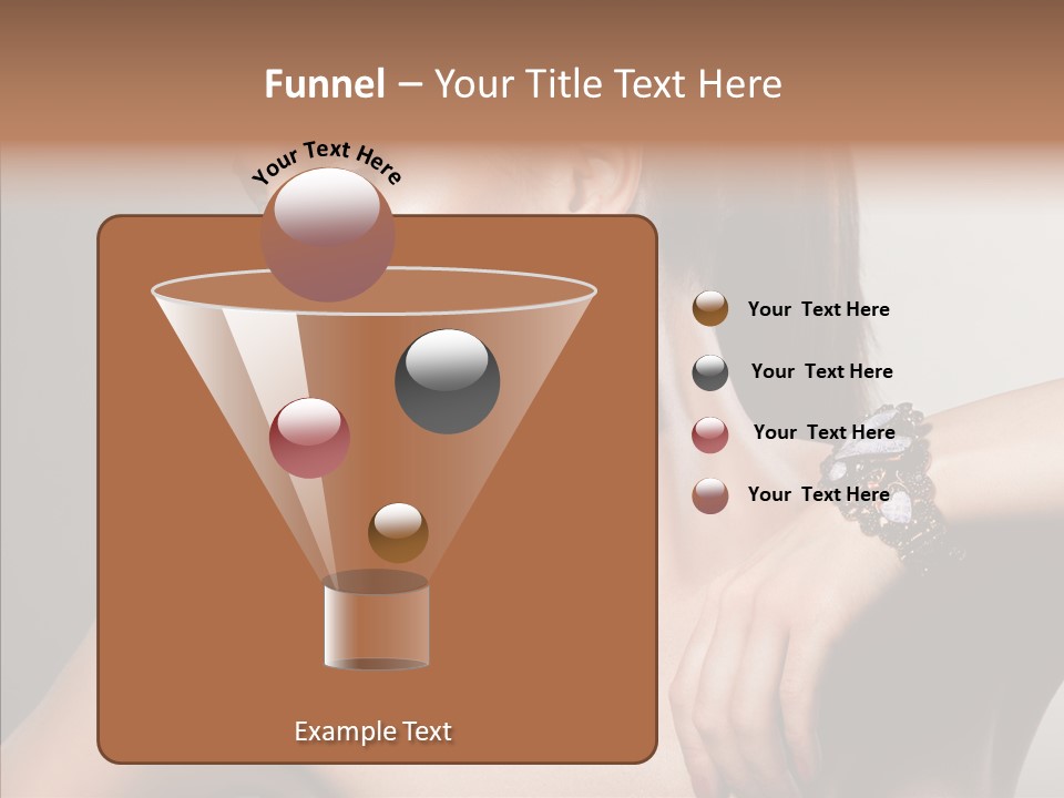 Girl Attractive Lady PowerPoint Template