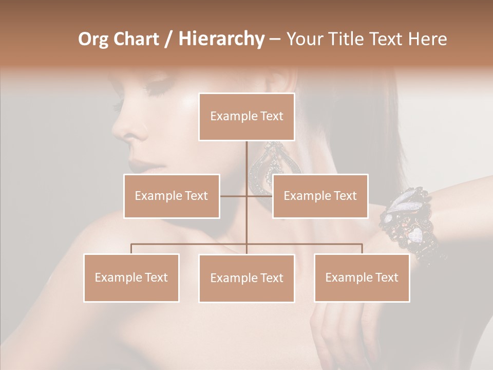 Girl Attractive Lady PowerPoint Template