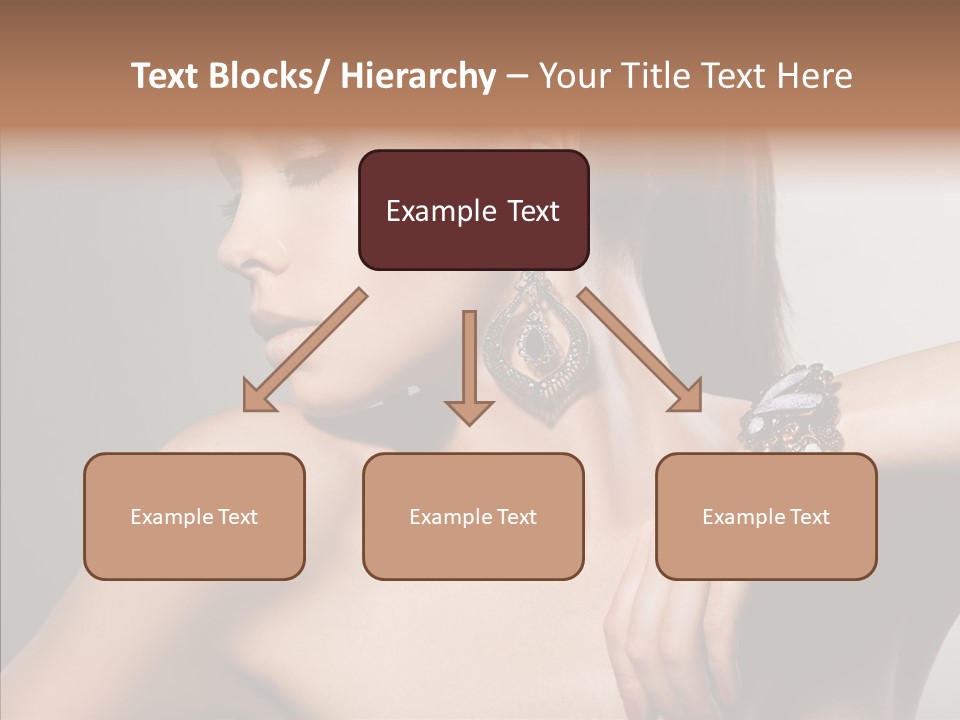 Girl Attractive Lady PowerPoint Template