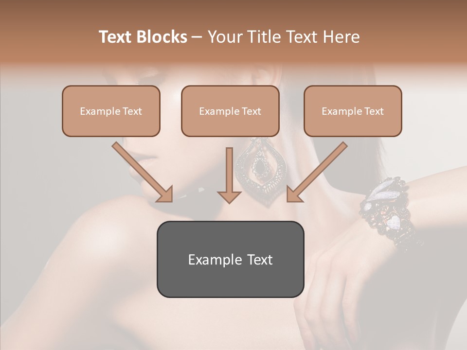 Girl Attractive Lady PowerPoint Template